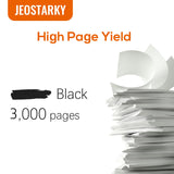 Jeostarky TN760 Toner for Brother Printer Compatible Replacement for Brother TN-760 TN730 TN-730 for MFC-L2710DW DCP-L2550DW MFC-L2750DW HL-L2350DW HL-L2395DW HL-L2390DW HL-L2370DW (Black 2-Pack) Jeostarky