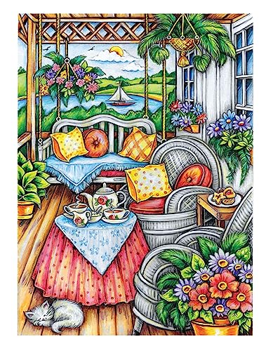 Creative Haven Afternoon Tea Coloring Book (Adult Coloring Books: Food & Drink) Dover Publications