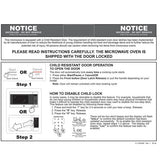 GE GCST09N1WSS Microwave Oven, 900-watt 7 Auto Cooking Settings, Kitchen Essentials for The Countertop, Dorm Room or Apartment, Child-Lock Technology 0.9 Cu. Ft, Stainless Steel GE