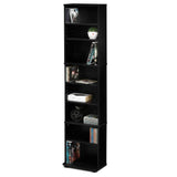 FURINNO JAYA Space Saving Multimedia Storage Tower, Espresso Furinno
