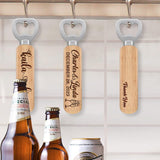 Personalized Wedding Favor Gifts for Guest, Wooden Bottle Openers Set with customized Couple's Name & Wedding Date, Pack of 15, 20, 25, 30, 40, 50, BAYLN