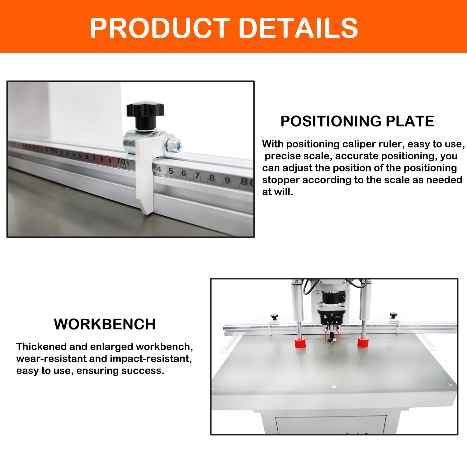 HayWHNKN Pneumatic Hinge Boring Drilling Machine Hinge Boring Drill Press Machine Woodworking Hinge Drilling Machine 3Z-45-9.5 110V - WoodArtSupply