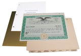Corporate kit VP Combo (Corporation): Minute Book Binder, Stock Certificates, Index Tabs, NO Slipcase- Black Corpkit Legal Supplies