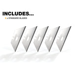 ToughBuilt Auto-loading Utility Knife with Pry Bar - TB-H4-10-A ToughBuilt