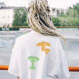 WEBEEDY DIY Screen Printing Kit Mushroom Theme Screenprinting Kit Includes Wood Silk Screen Printing Frame,Mushroom Stencils and Tools Screen Printing Starter Kit with Instruction for Adults,21 PCS WEBEEDY