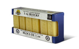 Dutchman’s Gold Canadian Yellow Beeswax Block - Pack of 12 (1 oz Each) - Cosmetic-Grade Natural Beeswax for Candle Making, Soap, Crafts, Beauty - Pure Beeswax Bars - Safe and Easy to Melt Dutchman's Gold