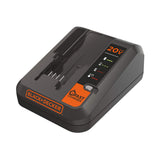 BLACK+DECKER 20V MAX Lithium Battery Charger, 2 Amp (BDCAC202B) Black & Decker