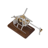 BrickCraftWorks Stirling Functional Mechanical Helicopter Engine DIY Assembly STEM Model, Hot Air Stirling Engine Kit for Teen and Adult, Educational Physics Experiment Toy (KIT Version) BrickCraftWorks