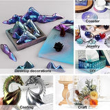 EPODA Epoxy Resin 32oz, Crystal Clear Art Casting Resin and Hardener Hard, Perfect for Beginners, Epoxy Resin Kit for Art Craft EPODA