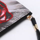 HuamuTech Diamond Art Clutch DIY PU PU Handbag Daily Money Phone Wallet Purse WoodArtSupply