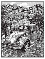 Adult Coloring Cars Coloring Book (Adult Coloring Books: World & Travel) Dover Publications