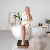 RayLove One Step Stool for Adults Seniors with Non-Slip Rubber Stepping Feet, Heavy Duty Platform Step Stools, 450 LB Portable Bed Steps for High Beds for Bathroom, Bedroom, Kitchen & Bedside Support RayLove