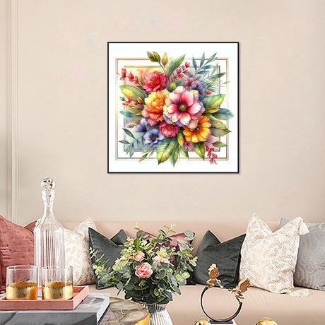 Acudotr Diamond Painting Kits for Adults, 5D DIY Flower Diamond Art Kits for Beginners, Full Drill Diamond Painting Kits for Home Wall Decor, 12x12 Inch Acudotr
