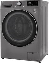 LG WM3555HVA 24 Inch Smart Front Load Washer/Dryer Combo with 2.4 cu.ft. Capacity, 14 Programs, 13 Wash Options, 8 Dry Cycles, TurboWash™, Allergiene™ Cycle, Sanitize Cycle, Steam Refresh LG