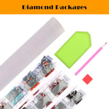 Youtheart Painting with Diamonds Lion Diamond Art, 5D Full Drill Cross Stitch Embroidery Kit Youtheart