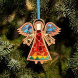 DIY Mosaic Kit for Adults & Kids – Feather, Bird, Cat & Heart Designs – Christmas Gift Arts and Crafts Kit with Grout & Tools – Easy Mosaic Craft for Beginners (Angel) TATREBCRE