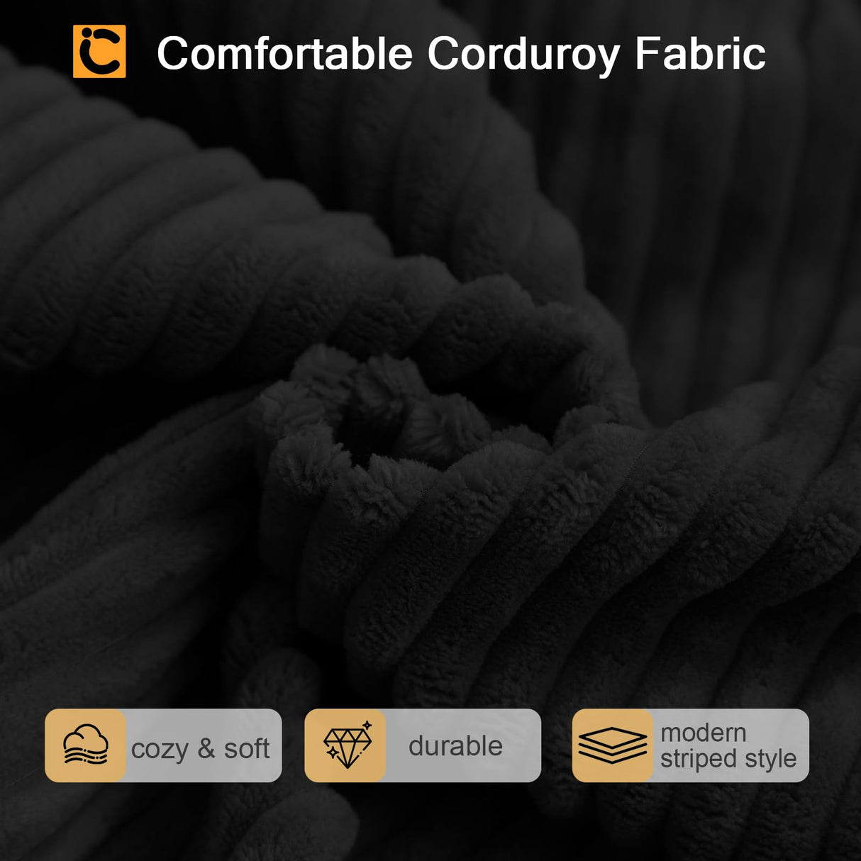 COMAX Folding Sofa Bed Queen, 4-in-1 Foldable Floor Couch Convertible Futon Sofa with Armrests Sleeper Mattress Chair Bed Comfy Portable Fold Out Lounge Guest for Living Room Bedroom, Black COMAX