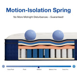 KolaDream Queen Mattress, 14 Inch Hybrid Gel Memory Foam & Pocket Springs,Medium Firm Mattresses in a Box, Relieves Back Pain, Motion Isolation, Fiberglass-Free, CertiPUR-US Certified, 365-Night Trial KolaDream