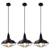 SESIMENT Farmhouse Pendant Lights - Black Industrial Pendant Lights for Kitchen Island, Bedroom, Living Room SESIMENT