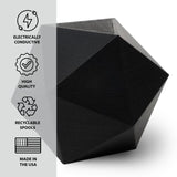 Protopasta Electrically Conductive Composite Black PLA 3D Printer Filament for Electrically Conductive 3D Prints | Easy Printing with Low Warp | 1.75mm Filament | 500g with Recyclable Cardboard Spool Proto-Pasta