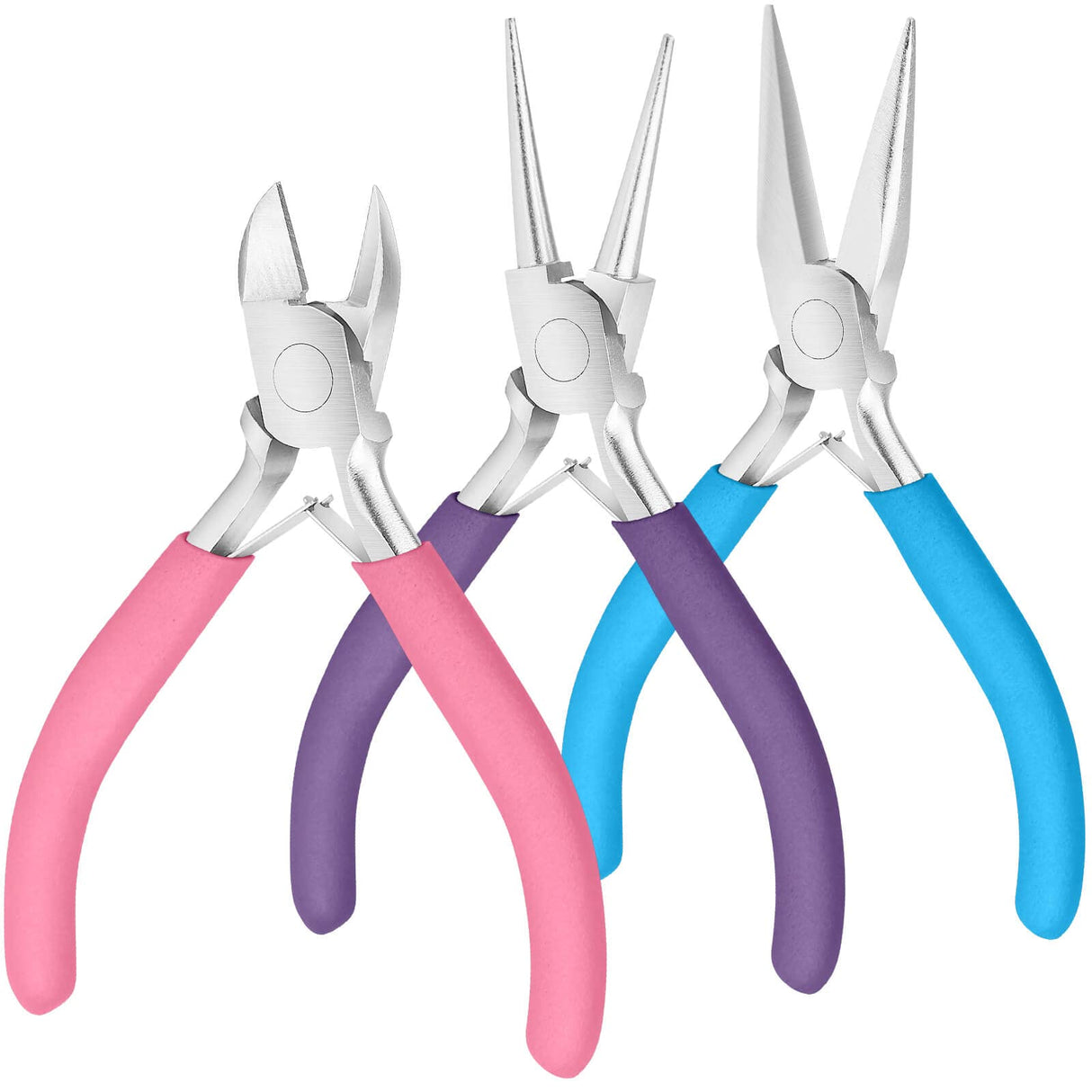 Jewelry Pliers Set - Needle Nose, Round Nose and Wire Cutters for Jewelry Making, Repair and Crafts shynek