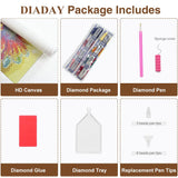 DIADAY Yin Yang Diamond Art Kits for Adults, Buddha & Mandala Diamond Painting Kits for Adults, 5D Full Drill Round Diamond Art, DIY Gem Craft Home Wall Decor Gift 12 x 12 Inches DIADAY