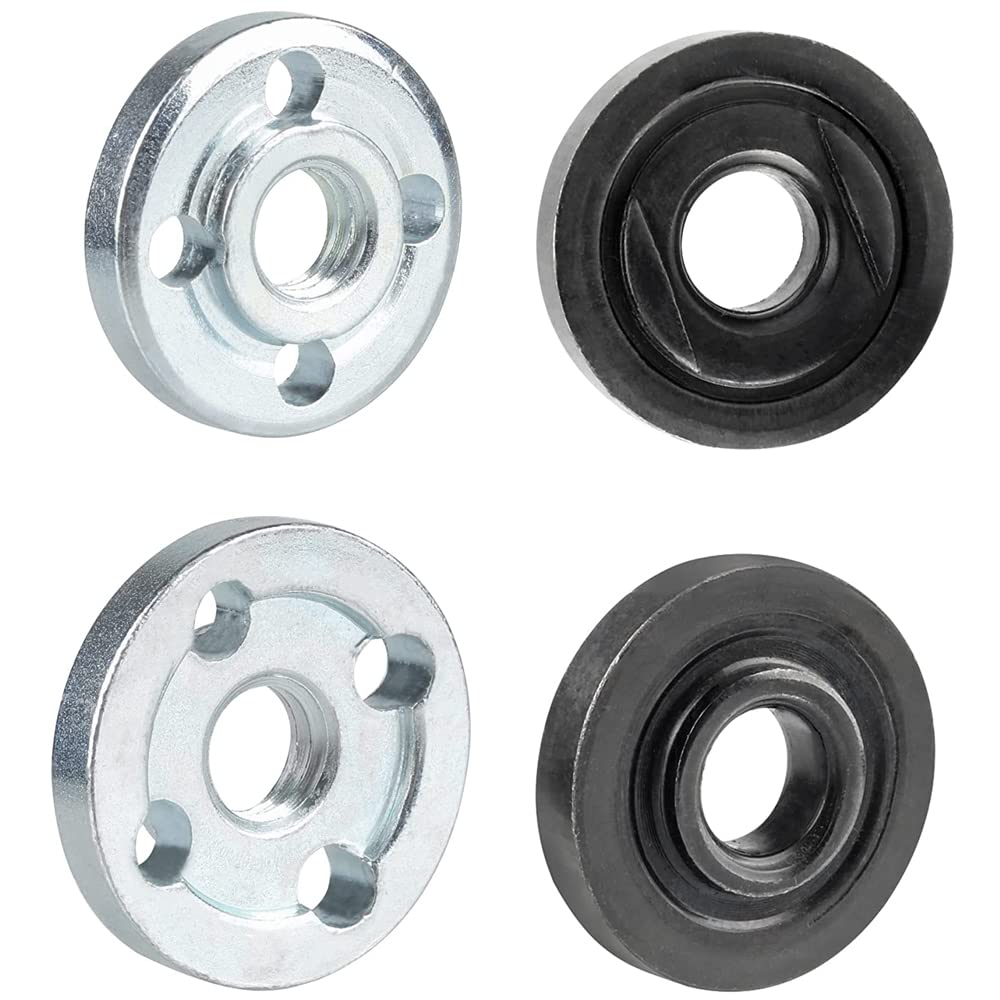 Eyech Drill Angle Grinder Adapter, 6mm &10mm Arbor Mandrel Adaptor with 2 Spanner Wrench and 3 Set Flange Nut Parts Set, Electric Drill Conversion Angle Grinder Connecting Rod Kit Eyech