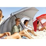Sport-Brella Premiere UPF 50+ Umbrella Shelter for Sun and Rain Protection (8-Foot, Gray) Sport-Brella