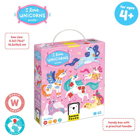 I Love Unicorns Puzzle 4+ Floor Puzzle Banana Panda