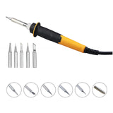 Cordless Soldering Iron Station Compatible with Dewalt 20V Max Battery (NOT Included), Portable Soldering Iron with Digital Display/Auxiliary Helpers for DIY Repair Welding Works WoodArtSupply
