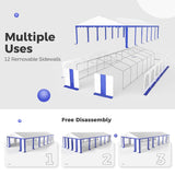 Quictent 20x40 Party Tent Heavy Duty PVC Large Commercial Vinly Canopy Wedding Big Event Shelter, Stripe Blue&White Quictent