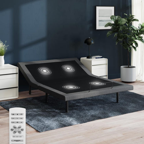 Nectar Premier Adjustable Base - Queen - Head & Foot Incline - Wireless Remote with Memory- 3 Massage Settings - 4 USB Ports - Anti-Snore & Zero Gravity Nectar