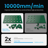 LONGER RAY5 20W Higher Accuracy Laser Engraver and Cutter, 130W Laser Engraving Cutting Machine can Cut 0.05mm Metal and Engrave Hundreds of Colors On Metal Steel 3.5"Touch Screen for DIY Longer