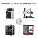 eSUN Matte PLA Refilament 1.75mm and Upgarded eSpool+ Set, Reusable and Removable Filament Spool Replacement with 3D Printer Refill Matte PLA, 1KG Spoolless 3D Printing Filament, Dark Grey eSUN