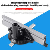 Yuhoo Miter Gauge Fence System Woodworking Tools Push Block with Angle Plate Ruler, Precision Miter Gauge for Band Saw Router Table Jointers Yuhoo