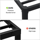 Firpeesy 10-Inch Heavy-Duty King Bed Frame with Anti-Bending Design and Noise-Free Support Firpeesy