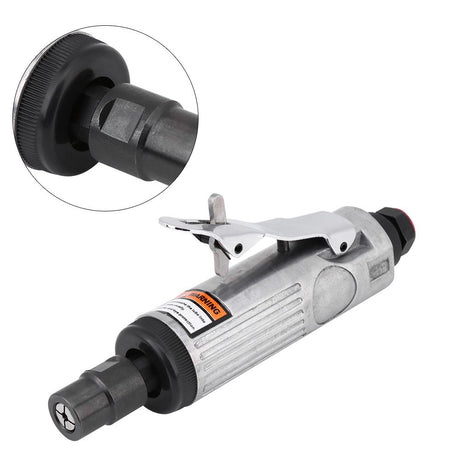 Acouto 1/4" Pneumatic Die Grinder 90PSI Pneumatic Air Die Grinder Grinding Kit Polishing Engraving Tool Acouto