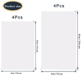 8 PCS Aluminum Sublimation Photo Blanks, Sublimation Blanks Aluminum Sheet, 0.4mm Thickness Aluminum Photo Sign Blank Metal Wall Photo Frame Blank for Sublimation Printing(4x6 Inch,6x8 Inch) Ubramac