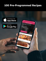 Nuwave Brio Air Fryer Oven, 15.5Qt X-Large Family Size, SS Rotisserie Basket &Skewer-Kit, Reversible Ultra Non-Stick Grill/Griddle Plate, Powerful 1800W, Integrated Smart Thermometer,Black Nuwave