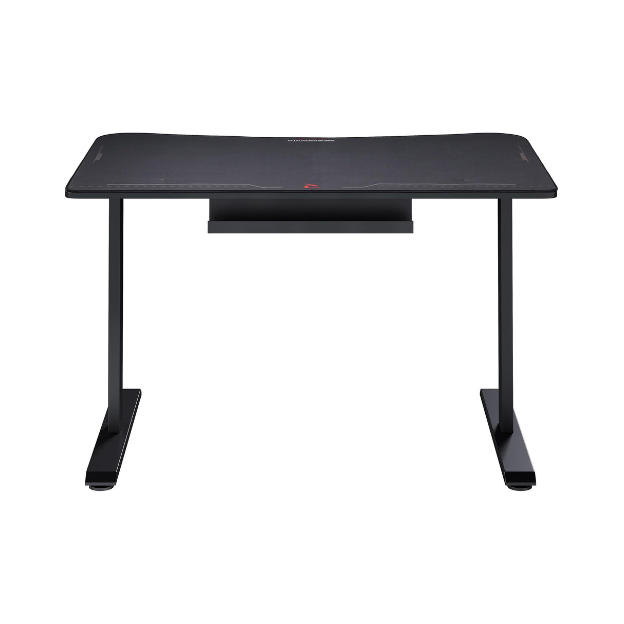 RESPAWN 1048 Gaming Desk - 48in Computer Desk With Mouse Pad, PC Workstation With Cable Management, Home Office Gaming Table - Black RESPAWN