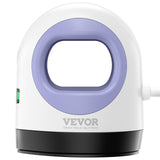 VEVOR Mini Heat Press - Small Heat Press Machine - 3 Heat Settings and Auto-Off - Portable Heat Transfer Machine - Sublimation Machine for T-Shirts/Hats/Coasters/Bags (White Blue) VEVOR