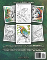 Into The Jungle: A Coloring Book For All Ages (Into The Wild: A Coloring Book Series for Relaxation, Mindfulness, and Creativity) WoodArtSupply