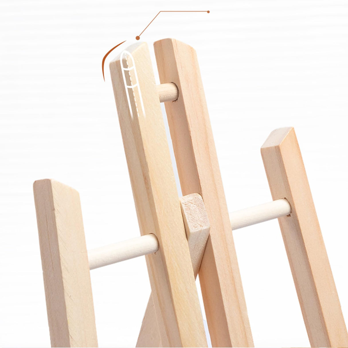 Tosnail 6 Pack 16" Art Easel Stand Tabletop Wooden Display Stand Photo Holder Display Stand for Artist, Students, Adults, Kids Painting Tosnail