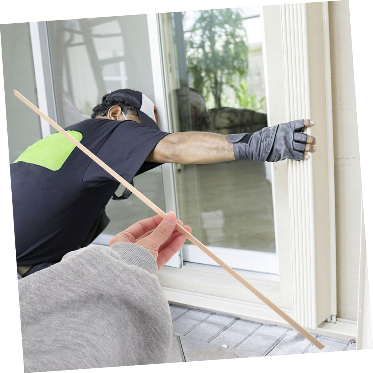 BUTIFULSIC 10 pcs Triangular Wooden Strip Wooden molding Trim for Window molding Screen Window Trim Window Decorative Stick Window Decorative Trim Wood Trim Pine Wood molding Strip BUTIFULSIC