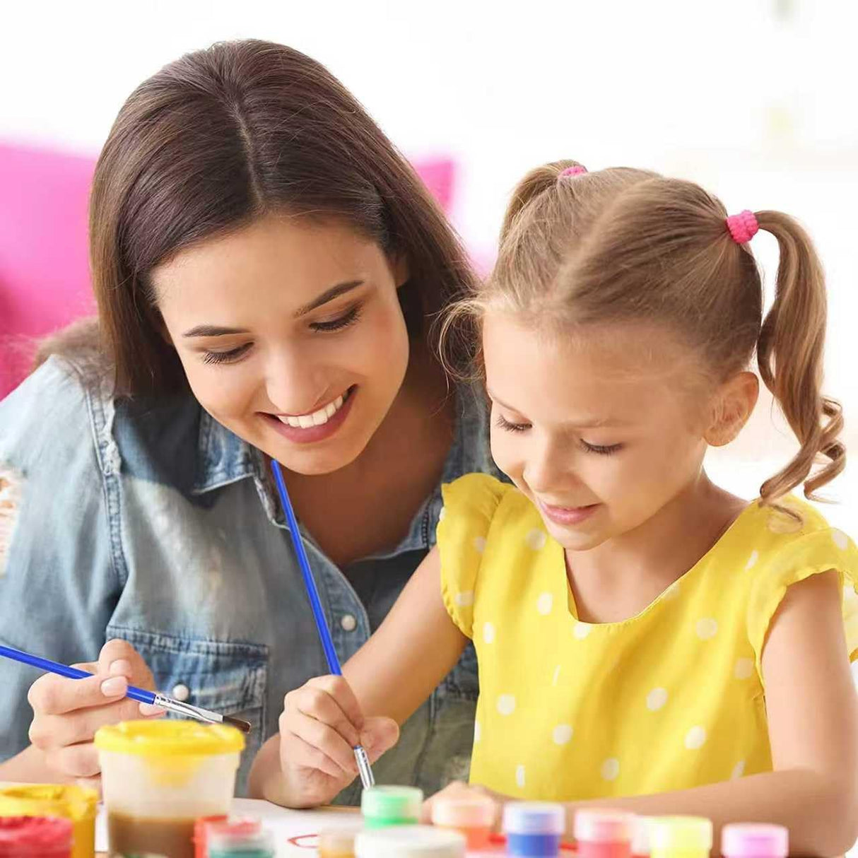 TCDZMYGS 4 Pack Paint by Numbers Kit for Adults Beginner, Hummingbird Butterfly Easy Paint by Number Kits with Framed, Flowers DIY Acrylic Oil Painting by Numbers for Home Wall Decor 10 x 10 inch TCDZMYGS