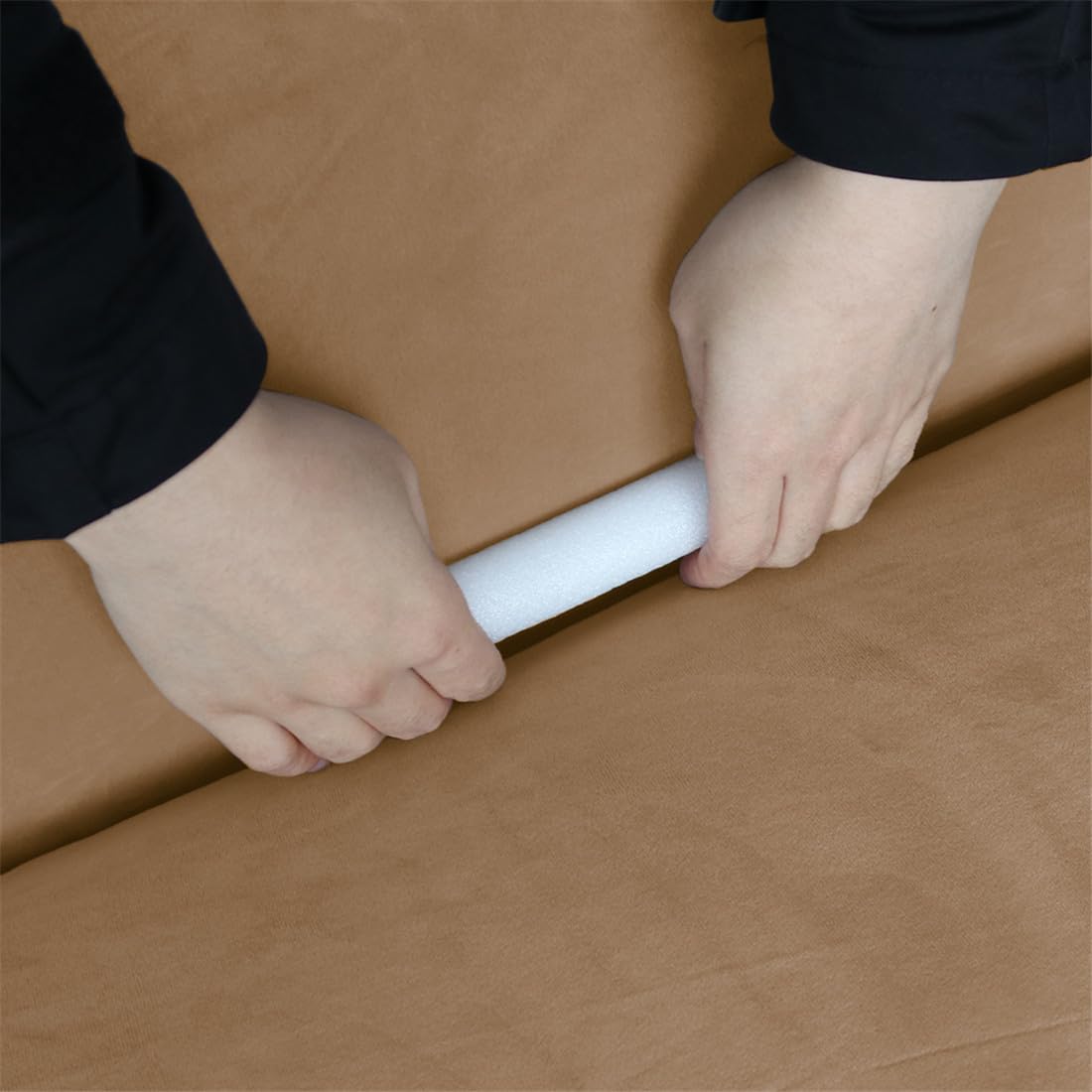 VIENLOVE Velvet Single Sofa Cover Swivel Barrel Chair Cover Modern Accent Chair Slipcovers Barrel Armchairs Sofa Cover Protector for Home Decor Living Room VIENLOVE