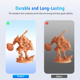 OLAPRIN 3D Printer Resin, Rigid Resin with Clear Details, Fast Curing, High Precision Resin, Low Odor, Widely Compatible with All Resin 3D Printers (Skin, 1kg) OLAPRIN