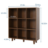 GAOMON Cube Bookshelf Organizer, Freestanding Open Bookcase with Leg Base, Modern Storage Shelf for Home Office Living Room Bedroom GAOMON