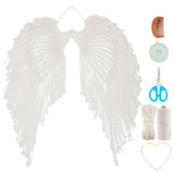 INFUNLY Macrame Angel Wings Kit - DIY Angel Wings Woven Wall Hanging for Christmas, Birthday with Instructions INFUNLY