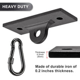 Dolibest Heavy Bag Hangers Brackets, Punching Bag Hangers, Heavy Bag Ceiling Mount with Carabiner for Body Weight Strength Training Systems, Aerial Yoga Swing & Hammock, Resistance Band Dolibest